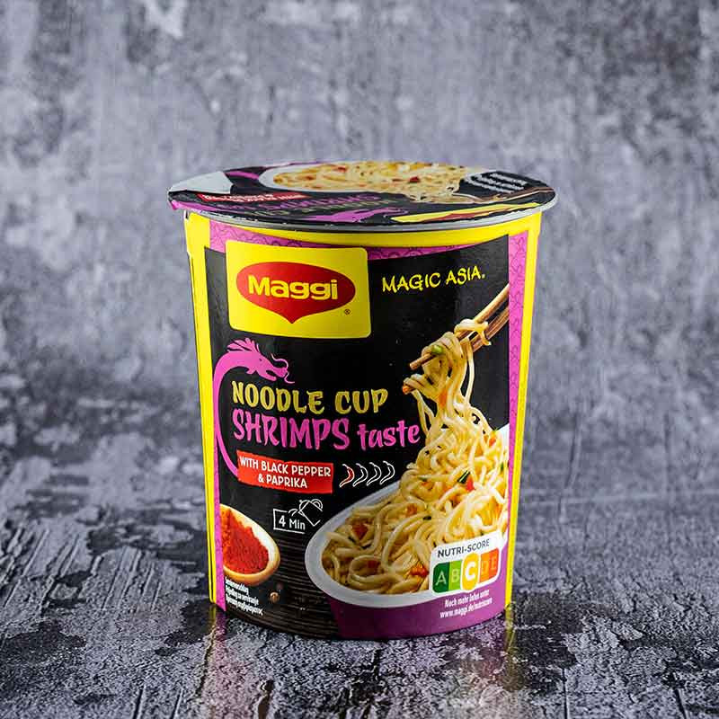 Noodle Cup με Γεύση Γαρίδα Magic Asia Maggi 64g