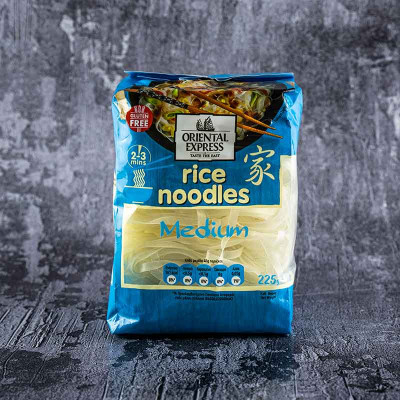 Noodles Ρυζιού Πλατιά Oriental Express 225g